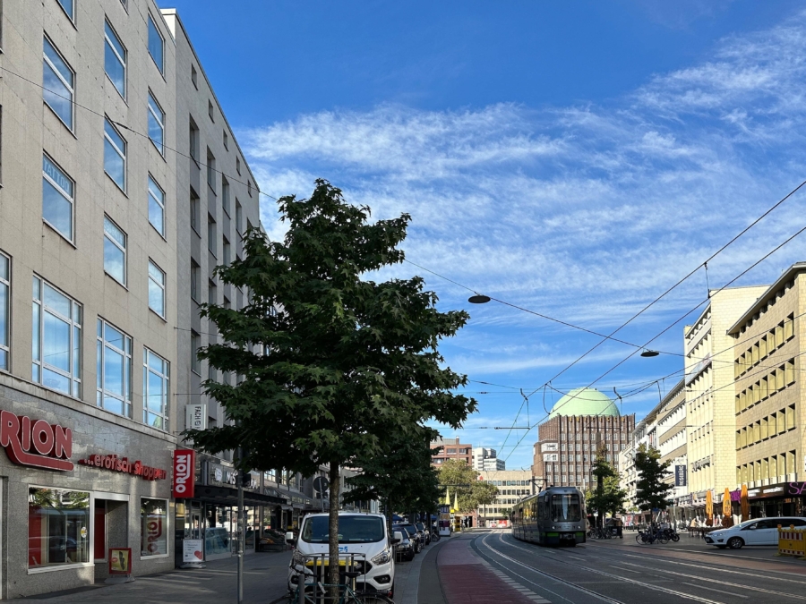 Vorderansicht - Attraktives Geschäftshaus mit 4 Stellplätzen