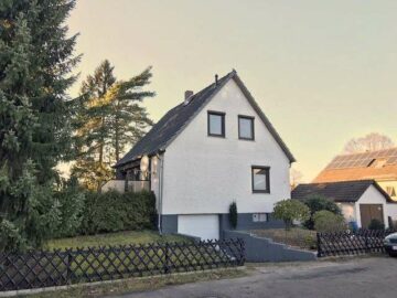Ansicht von der Seite - Hambühren-Ovelgönne: Sehr gepflegtes Einfamilienhaus in ruhiger Wohnumgebung