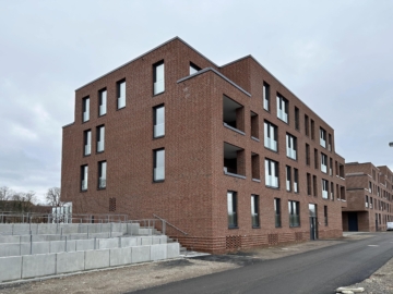 Außenansicht - Erstbezug: Moderne 2-Zimmer-Wohnung mit Einbauküche auf der Allerinsel