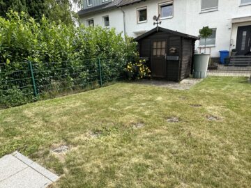 Blick in den Garten - Hasede: Reihenmittelhaus mit Zusatzfläche im Dachgeschoss