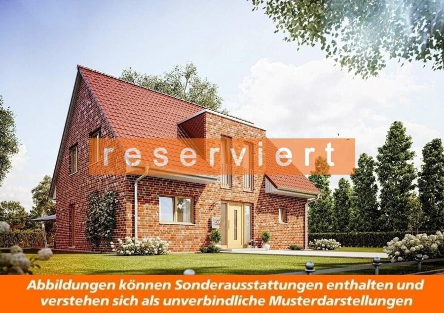 Berkhof: Neubau von 6 Einfamilienhäusern in Feldrandlage - Visualisierung