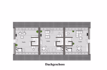 Grundriss Dachgeschoss - Neubau: Wohnhöfe „Eiermarkt“ Großburgwedel