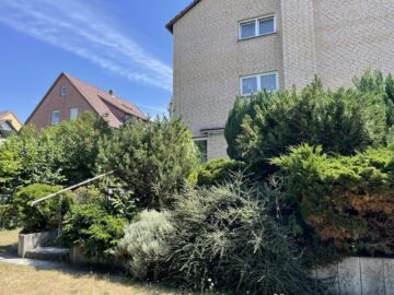 Burgdorf: Gepflegtes Mehrfamilienhaus in beliebter Vermietungslage - Terrasse der Gewerbefläche