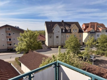 Blick vom Balkon