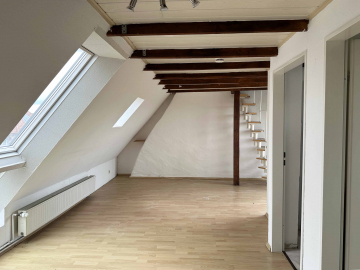 Wohneinblick - Hannover-Vahrenwald: 1-Zimmer-Dachgeschosswohnung mit Balkon und ausgebautem Dachboden