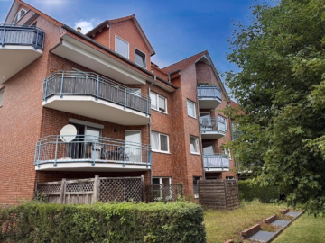 Außenansicht Gartenseite - Hi.-Ochtersum: Individuelle Maisonette-Wohnung