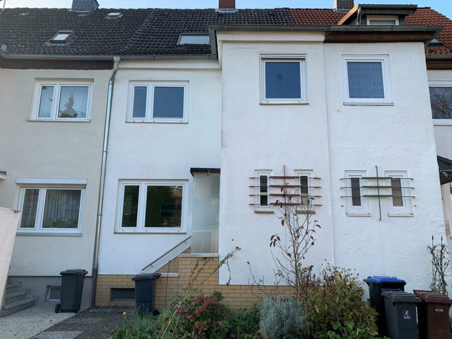 Badenstedt: Kleine Idylle in der Stadt 1 Haus Eingangseite - Badenstedt: Kleine Idylle in der Stadt