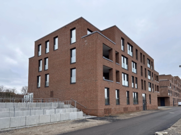 Außenansicht - Moderne 2-Zimmer-Wohnung mit Einbauküche auf der Allerinsel