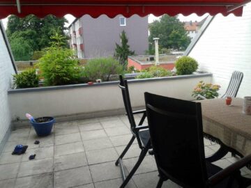 Terrasse - Vermietete 2-Zimmer-ETW mit großer Terrasse im 1. OG in Langenhagen als Kapitalanlage