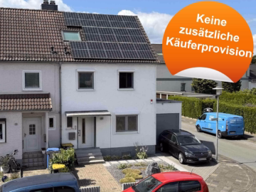 Vorderansicht - KEINE ZUSÄTZLICHE KÄUFERCOURTAGE: Saniertes Reihenendhaus in der Nordstadt