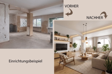 Einrichtungsbeispiel - Ilsede-Solschen: Charmantes Backsteinhaus mit Nebengelass, Balkon und Keller