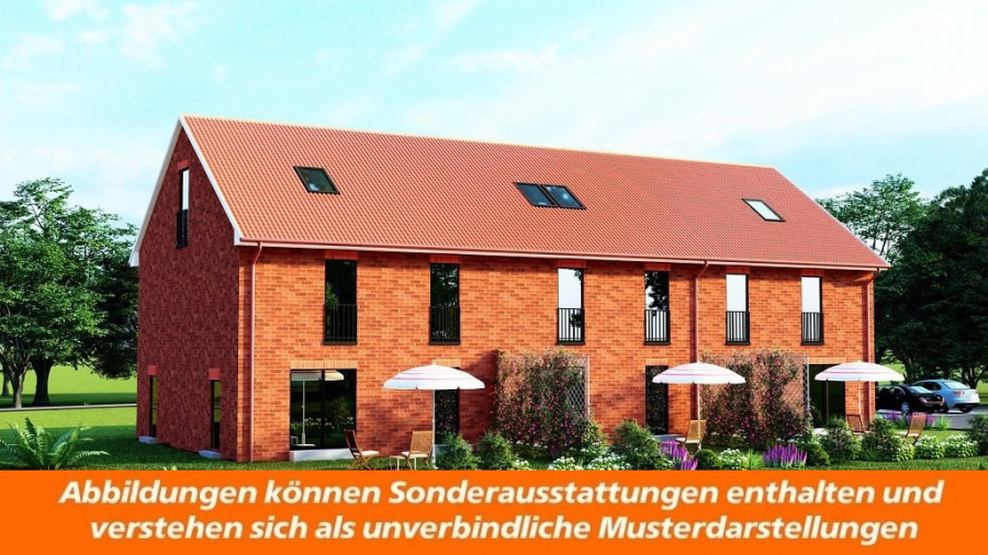 Neubau: Wohnhöfe "Eiermarkt" Großburgwedel - Visualisierung
