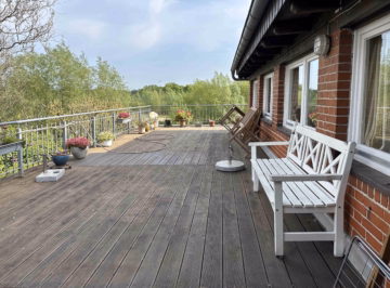 Dachterrasse - Celle: Charmantes Zweifamilienhaus mit traumhaftem Grundstück