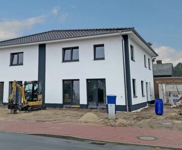 Baufortschritt - Moderne Neubau-Doppelhaushälfte in Ehlershausen