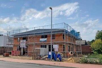 Baufortschritt 09/2019 - Moderne Neubau-Doppelhaushälfte in Ehlershausen